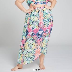 NWT 26W Lane Bryant Faux-Wrap Cover up